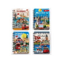 İstanbul Temalı Kabartmalı Defter Alk5823