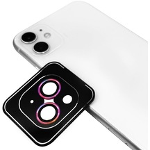 Noktaks - iPhone Uyumlu 13 Mini - Kamera Lens Koruyucu Cl-09 - Koyu Gri