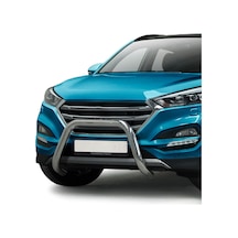 Hyundaı Tucson 2016-2021 Uyumlu - Ön Koruma - Bull Bar - 60 - Sade Çerçeve - Sıngle A