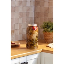 Karaca Storica Cam Kavanoz 2700 Ml Beyaz