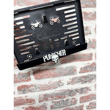 Punısher Pleksi Motor Plakalığı