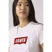 Levi's Kadın Graphic Favorite Tee Standart Fıt Beyaz Tişört -008bx-0006