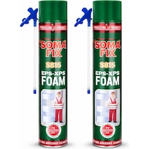 2 Adet Somafix S815 Poliüretan Mantolama Köpüğü 750ml 920gr