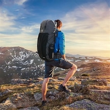 Naturehike Rock 60+5 Lt Trekking Sırt Çantası Siyah