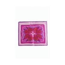 Zero Land Ağaç - 62 - Desenli Zr Şifon Fular 50x50 - Ece-umay - Cm Mor