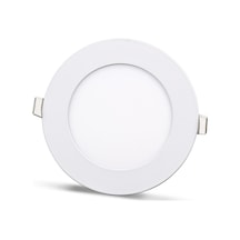 Noas 6w Sıva Altı Yuvarlak Slım Led Panel Beyaz Işık