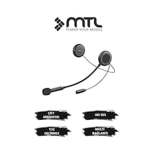 Kask İçi Bluetooth Kulaklık -otomatik Cevaplama Universal İos & Android Destekli Mt-a962
