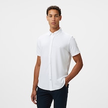 Nautica Erkek Beyaz Classic Fit Gömlek Düz W55416t Beyaz