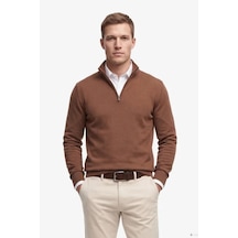 Nautica Erkek Kahverengi Regular Fit Triko-24679