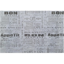 Baskılı Beyaz Sülfit Paket Kağıdı 1 KG 25 x 35 CM