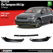 Volkswagen Golf 7,5 Abs Plastik Ön Tampon Alt Lip 3 Prç. 2018-20