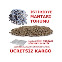 İstiridye Kavak Mantarı Tohumu 10000 Adet +Ekim Torbası+Yönerge N114681
