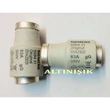 Sıemens 63A Buşon Sigorta 63 Amper Porselen Buşon Sigorta