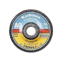 Karbosan 115x80kum Flap Disk Metal İçin Zımpara Taşı 5 Adettir.