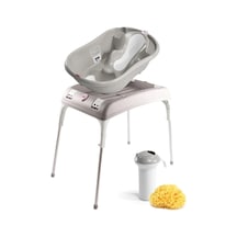 Okbaby Onda Evol Bebek Banyo Seti 4 Parça Açık Gri