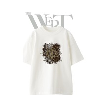 Thewert Slipknot Logo Tasarım Baskılı Ünisex Beyaz Oversize T-shirt
