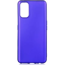 Kilifone - Realme Uyumlu 7 Pro - Kılıf Mat Renkli Esnek Premier Silikon Kapak - Saks Mavi