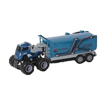 Mey İthalat Klx600-377 Sürtmeli Die Cast 4x4 Kapalı Kasa İnşaat Tırı -vardem