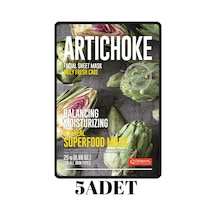 Dermal Superfood Enginar Özlü Yüz Maskesi 5'li