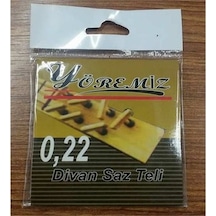 Yöremiz Divan Saz Teli Takımı-0.22 Numara Paslanmaz Çelk