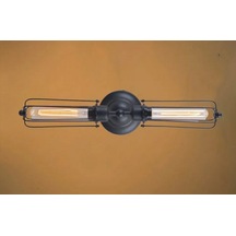 Mylights Retro Rustik Tavan Ve Duvar Aplik Armatür Avize (549238183) Siyah