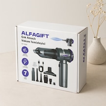 Type-c Şarjlı 100w El Tipi Araç Süpürgesi Ve Hava Üfleyici 7 Başlık Standart