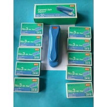Zımba Makinası 24 x 6 Tel Basan+10 Kutu Zımba Teli Marka Max