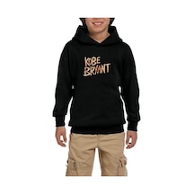 Zepplin Giyim Kobe Bryant  Siyah Çocuk Kapşonlu Sweatshirt Siyah