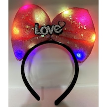 Led Işıklı 3 Farklı Fonnessiworldiyonda Yanan Fuşya Pembe Fiyonk Taç 20x17 Cm
