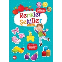 Renkler Şekiller - Büyüyorum Öğreniyorum - Okul Öncesi Etkinlikleri- Beyaz Balina Yayınları