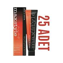 Maxstyle Kuaför Seti 60 Ml 25 Adet Saç Boyası Oksidansız