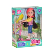 Mini Bebek Figür Scooter - 53836-scooter Lisinya Pembe