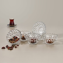 Glasss In Love Galaxy 6'lı Kase Seti - Şeffaf - 14 Cm Renkli