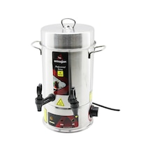 Bezos Elektrikli Çay Otomatı 4l Çift Musluk 1000w 40 Bardak Pro