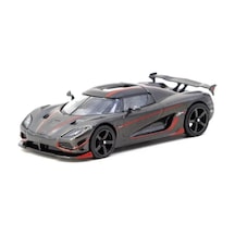 1/64 Model Araç Agera Rs Black Carbon Fiber / Red Accents Çok Renkli
