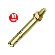 Aletçantam Uzun Çelik Dübel Gömlekli 10x110 (12mm) -10 adet