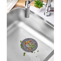 Yuvarlak Süzgeçli Silikon Mutfak Lavabo Ve Küvet Süzgeci Gider Süzgeci Çok Renkli