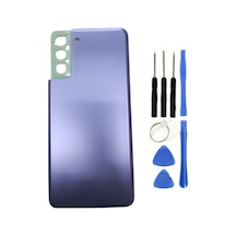Samsung S21 Plus Sm-g996 Uyumlu Arka Pil Kapağı Mor + Tamir Seti Çok Renkli