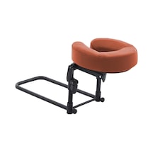 Ｚｉａｌｏｆｉ Home Yatak Üstü Masaj Seti Pu Yatma Yüzeyli Ergonomik Yüz Pedi Yüksekliği Ayarlanabilir Kafalık Ve Masaj Spa İçin El Dayanağı Erh, Kırmızı Kahverengi