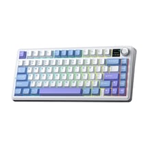 Aula F75 Max Mekanik Kablosuz Ve Kablolu Gaming Oyuncu Klavyesi Rgb Tkl Reaper Switch Hot Swap Makrolu Mor