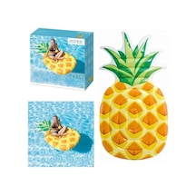 İntex Ananas Yatak Ada Havuz Deniz Yatağı 216x124 Cm Büyük Boy Çok Renkli