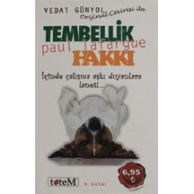 Tembellik Hakkı - Paul Lafargue - Totem