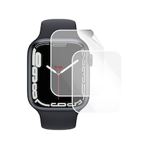 Apple Watch 7 45mm Esnek İle Uyumlu Ekran Koruyucu, Tam Kaplayan Akıllı Saat Koruması, Çizilmeye Dayanıklı Tpu Koruma 2 Adet, Hd Şeffaf Çok Renkli