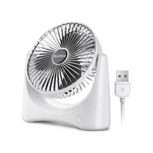 Mini Masa Fanı Sessiz 3 Hızlı Usb Beslemeli Ze1f0w Beyaz
