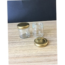 40 Cc Cam Kavanoz - 50 Adet - Gold Kapak.Mutfak.
