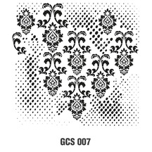 Cadence Grunge Duvar Stencil 45X45 - Gcs-007