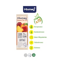 Şeftali Meyve Barı 18 Adet Atıştırmalıklar Vegan, Glutensiz, Koruyucusuz 20gr X 18 Adet