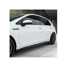 Volkswagen Golf 8 R-line 2020+ Yan Marşpiyel Piano Black Marşpiyel Eki Seti