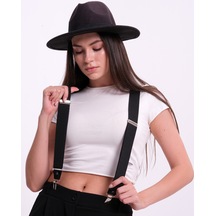 Cottonlab Siyah Kadın Pantolon Askısı