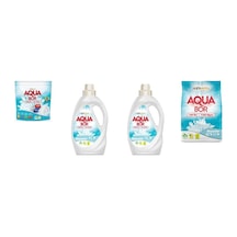 Aquabor Doğal Mineralli Tablet + Sıvı Beyaz + Sıvı Beyaz + 4 Kg Beyaz 4 Lü Set 97365281